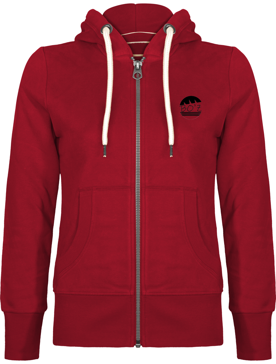 Veste vintage zippé à capuche