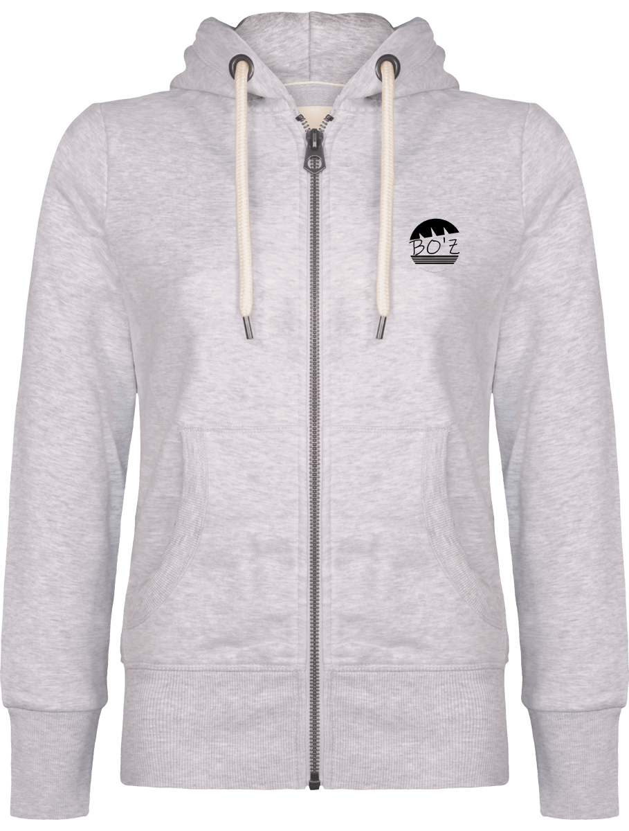 Veste vintage zippé à capuche