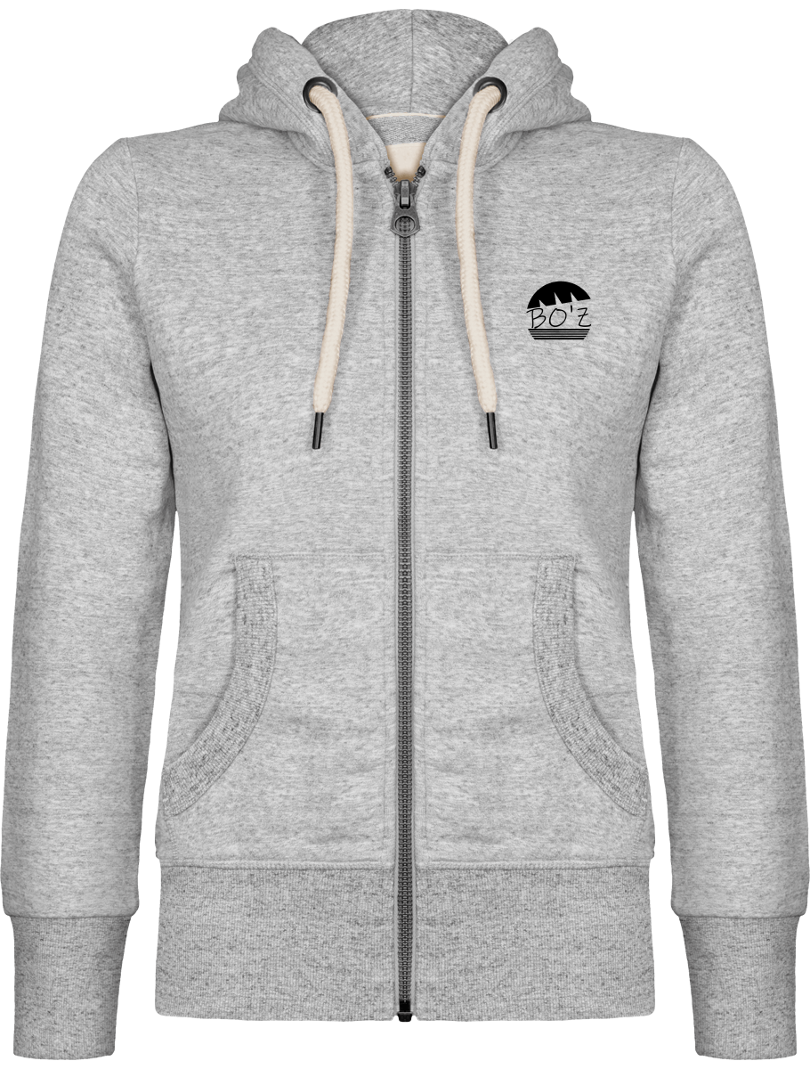 Veste vintage zippé à capuche