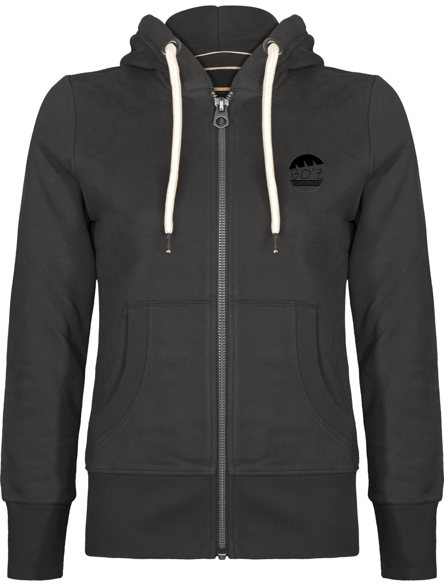 Veste vintage zippé à capuche