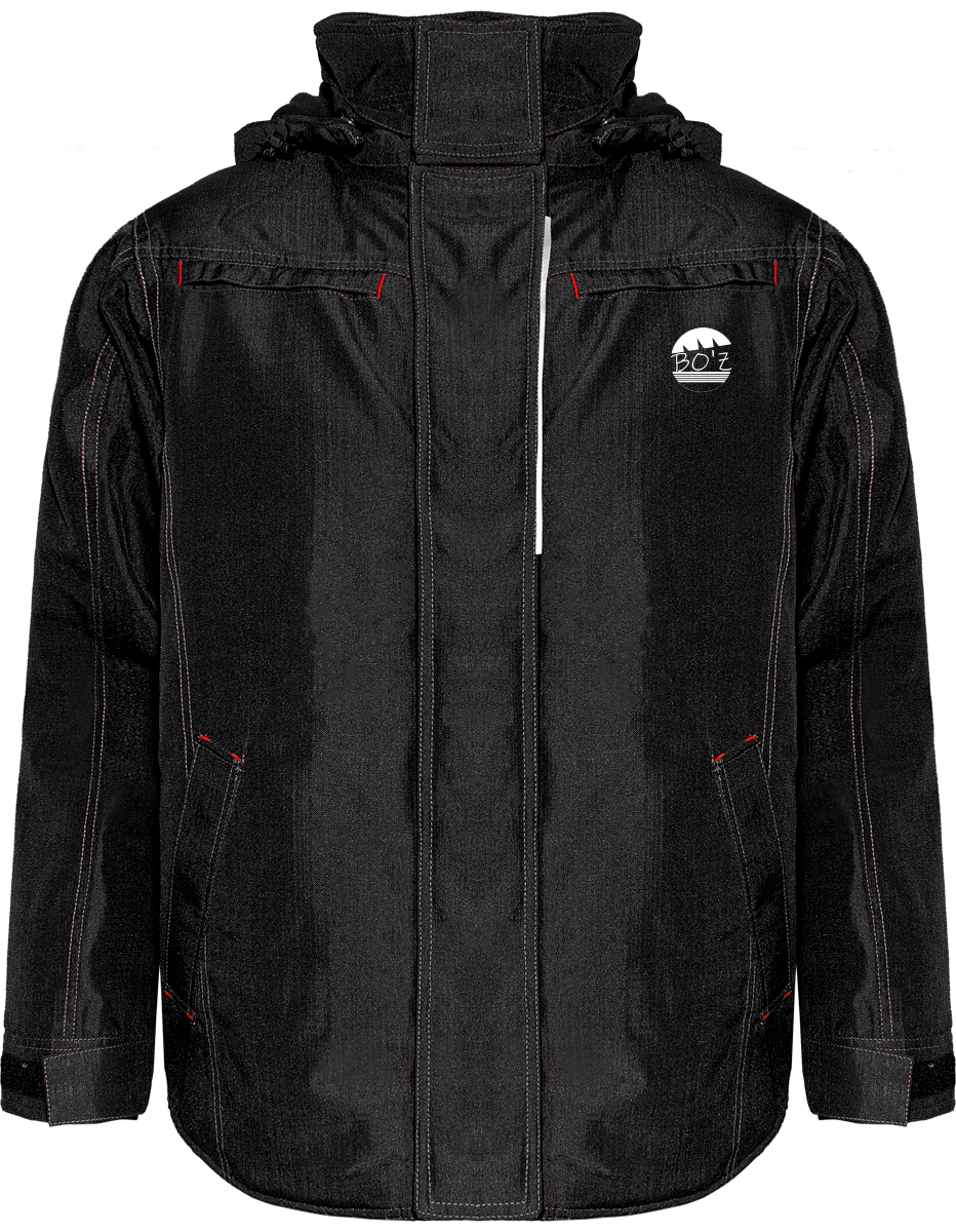 Parka Robuste Effet Denim