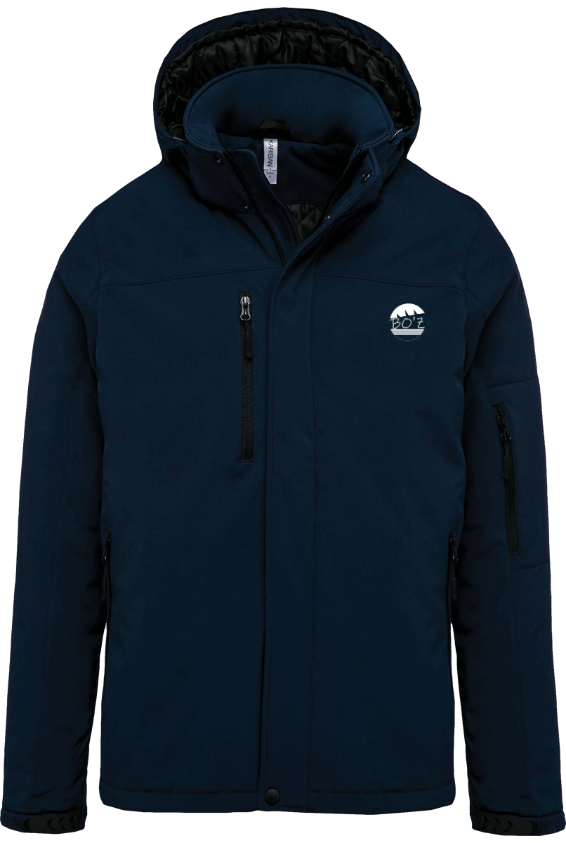 Parka Softshell Doublée à Capuche Amovible