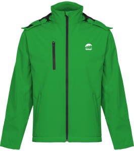 Veste Softshell à Capuche Contrastée