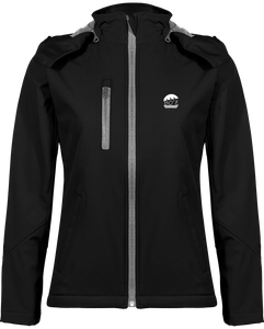 Veste Softshell Femme à Capuche Contrastée
