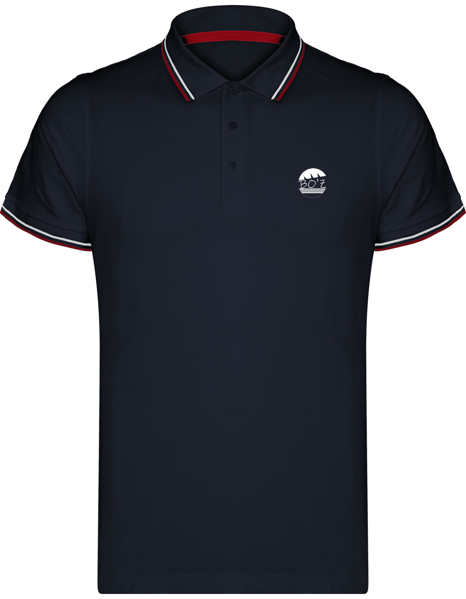 Polo Homme Maille Piquées 2 bandes