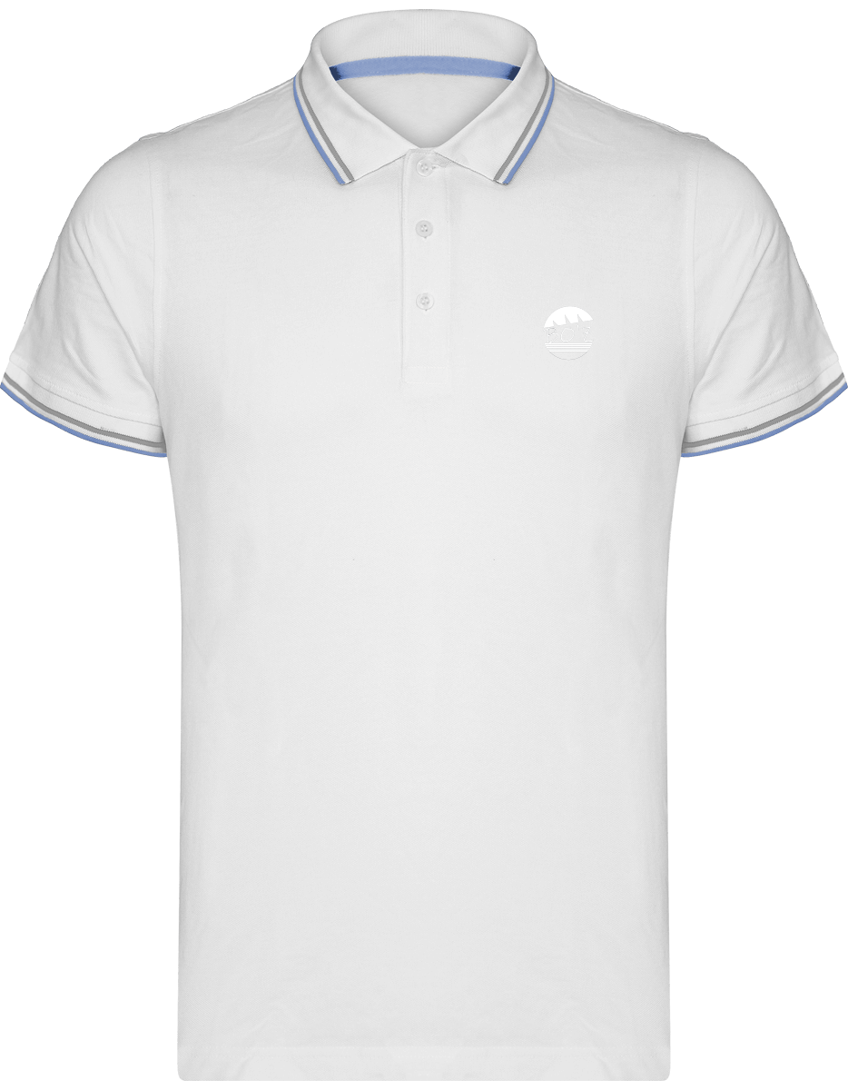 Polo Homme Maille Piquées 2 bandes