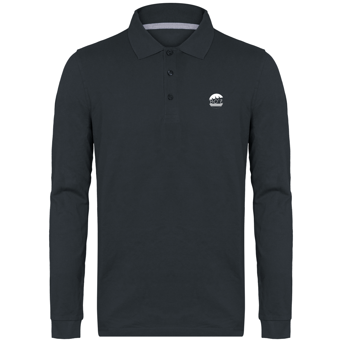 Polo Manches Longues Homme 220 gr couleurs foncé