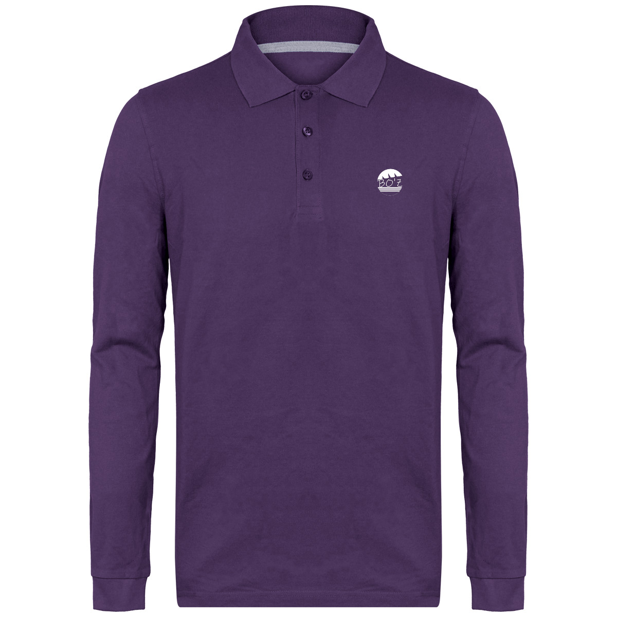 Polo Manches Longues Homme 220 gr couleurs foncé