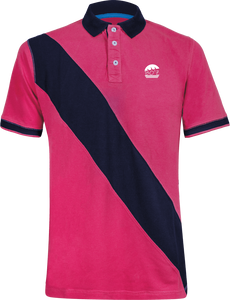 Polo à Bande Diagonale Homme