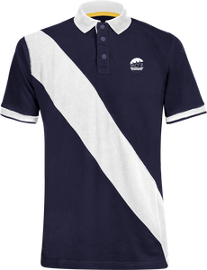 Polo à Bande Diagonale Homme