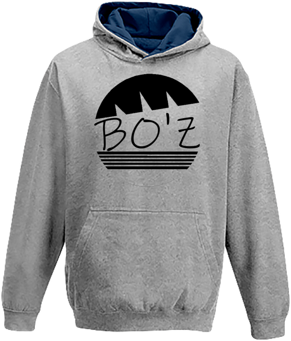 Sweat à Capuche Bicolore