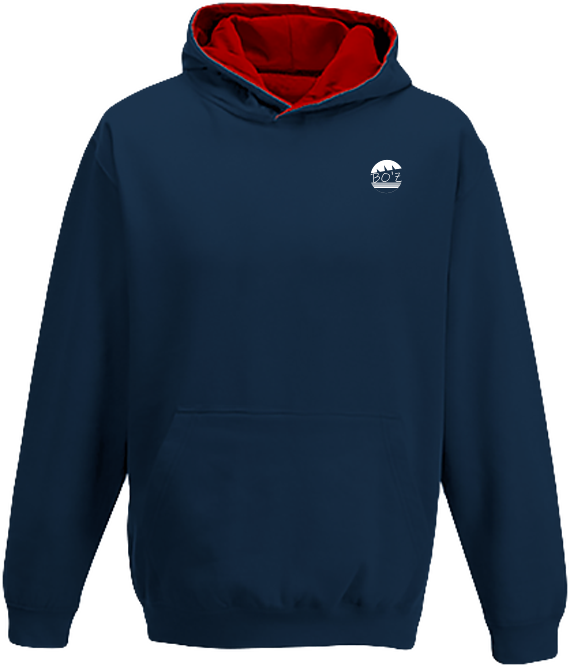 Sweat à Capuche Bicolore