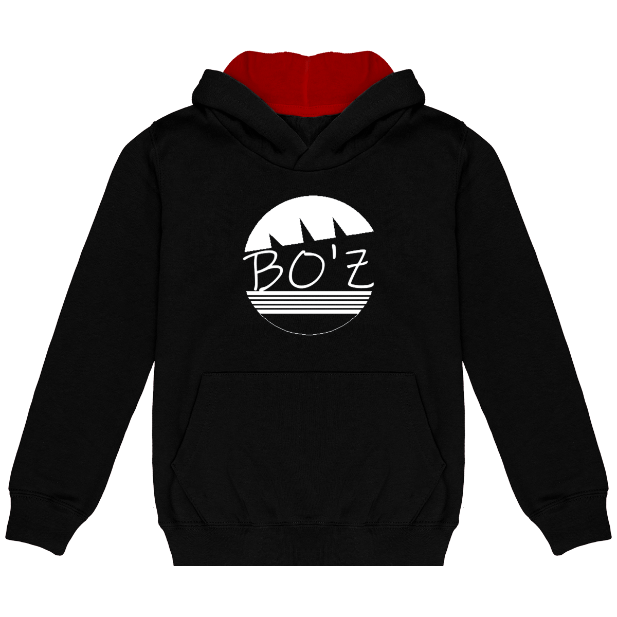 Sweat-Shirt Capuche Contrastée