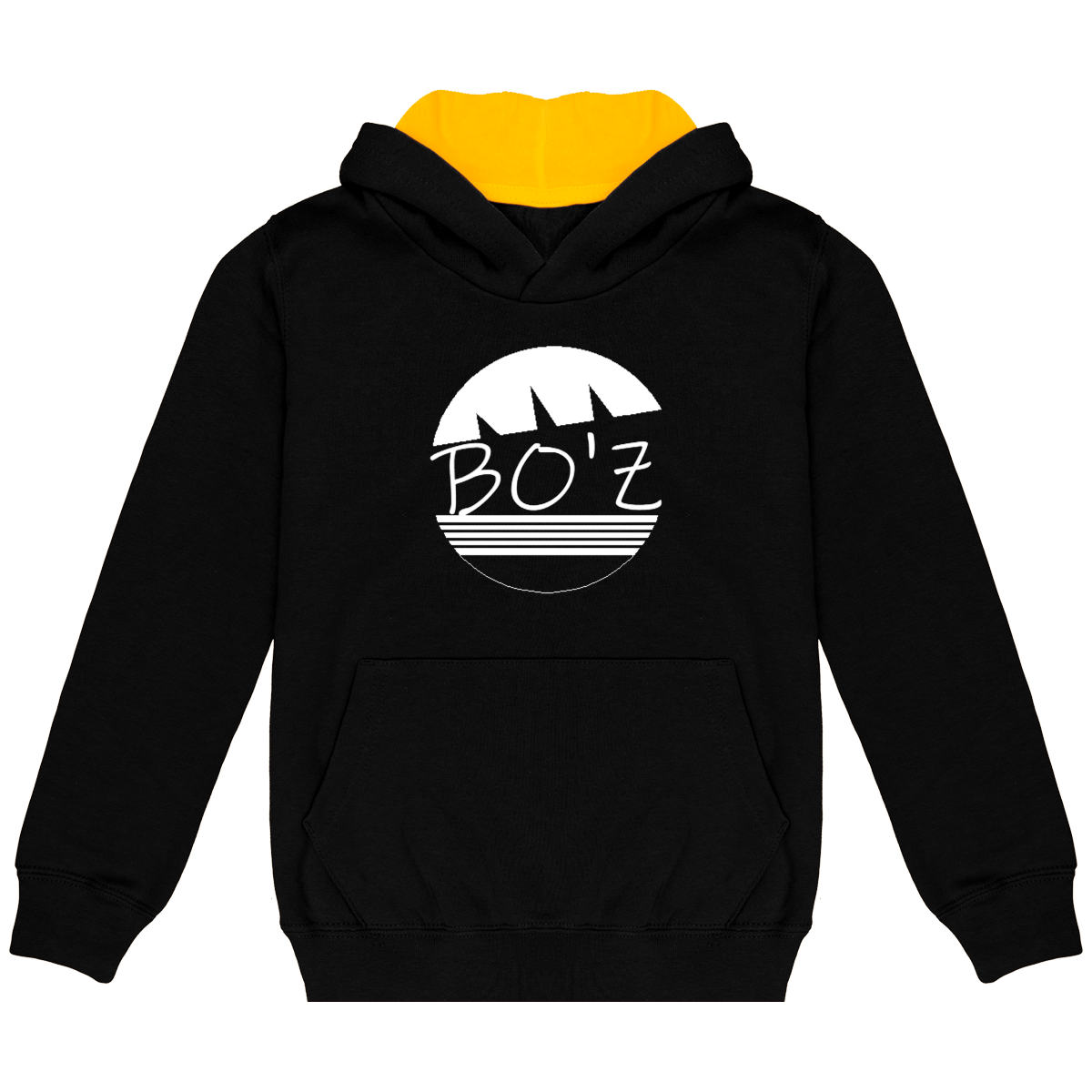 Sweat-Shirt Capuche Contrastée
