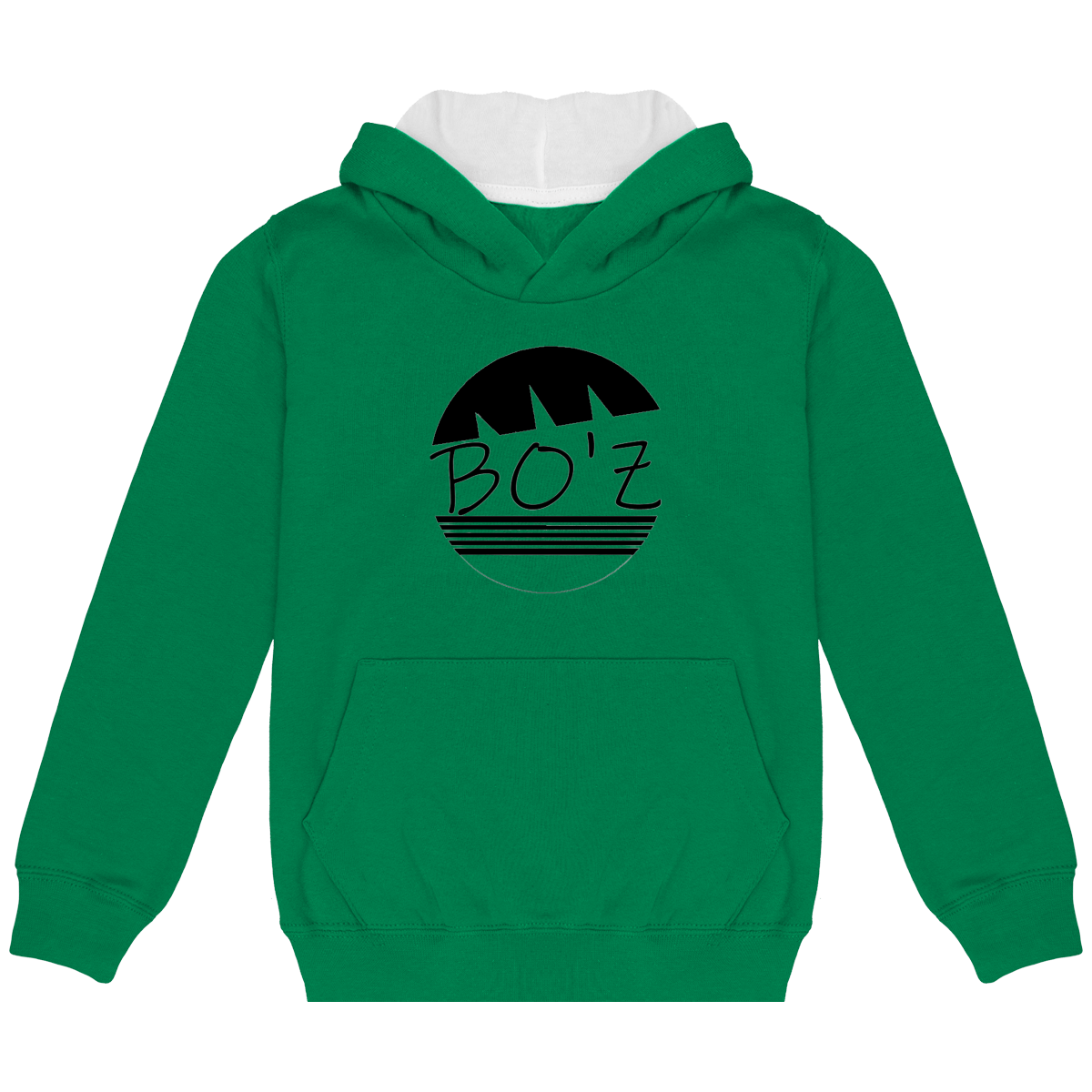 Sweat-Shirt Capuche Contrastée