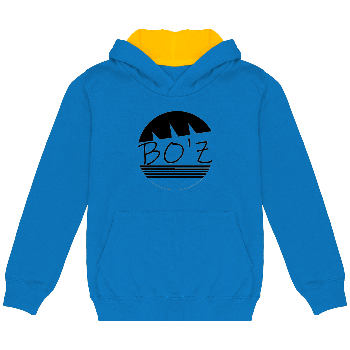Sweat-Shirt Capuche Contrastée