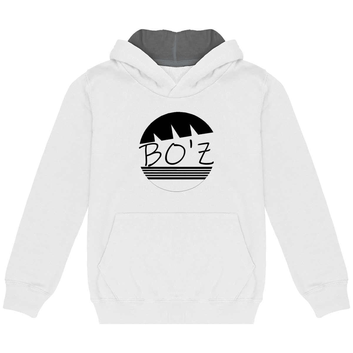 Sweat-Shirt Capuche Contrastée