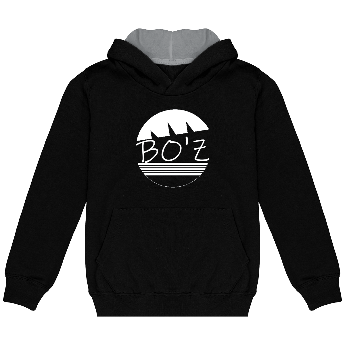 Sweat-Shirt Capuche Contrastée