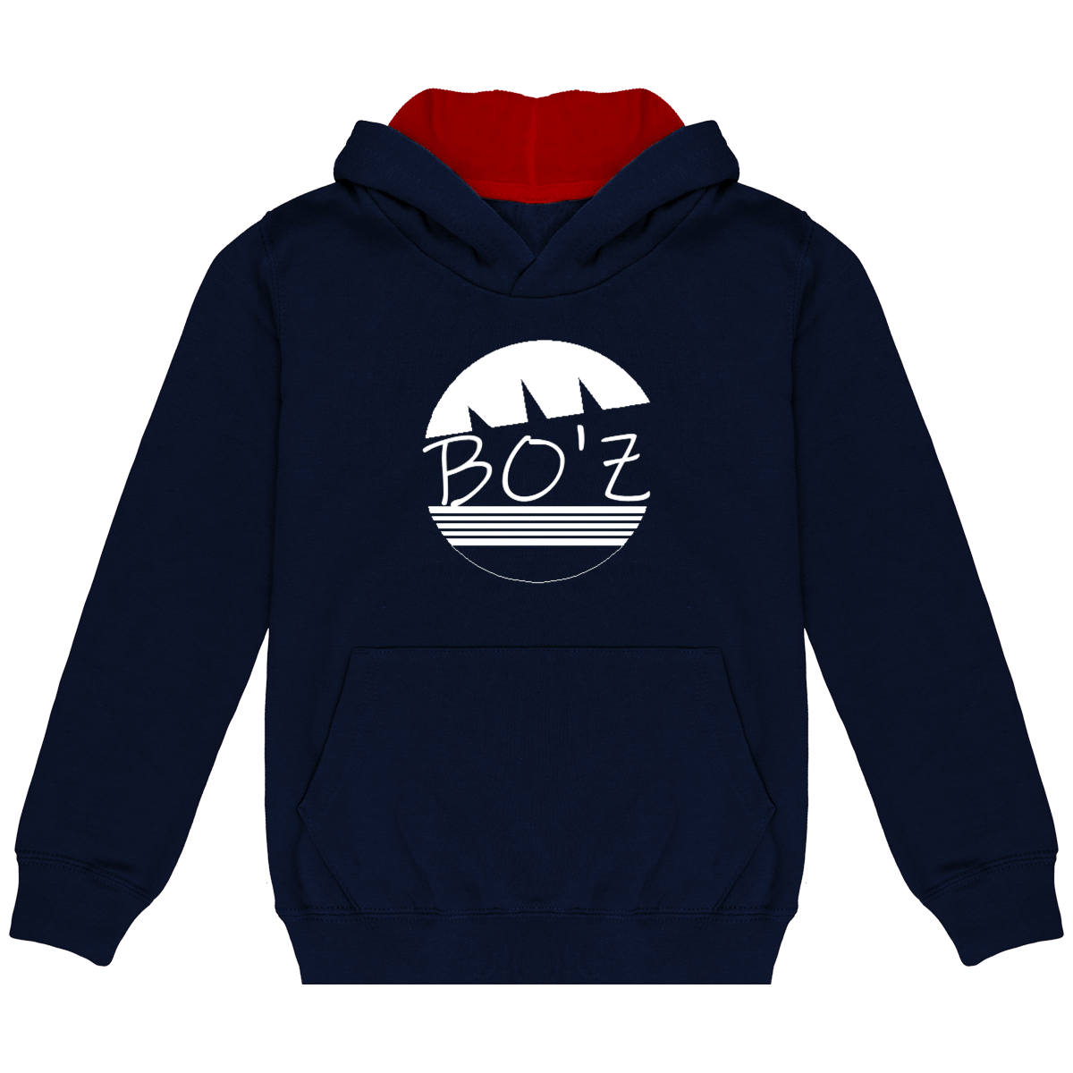 Sweat-Shirt Capuche Contrastée