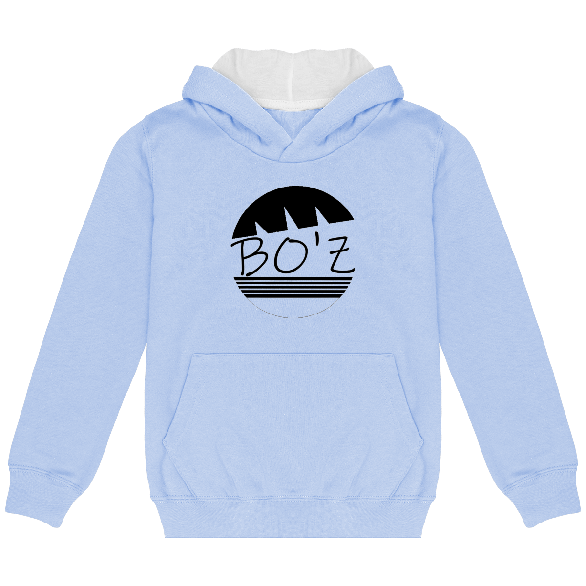 Sweat-Shirt Capuche Contrastée