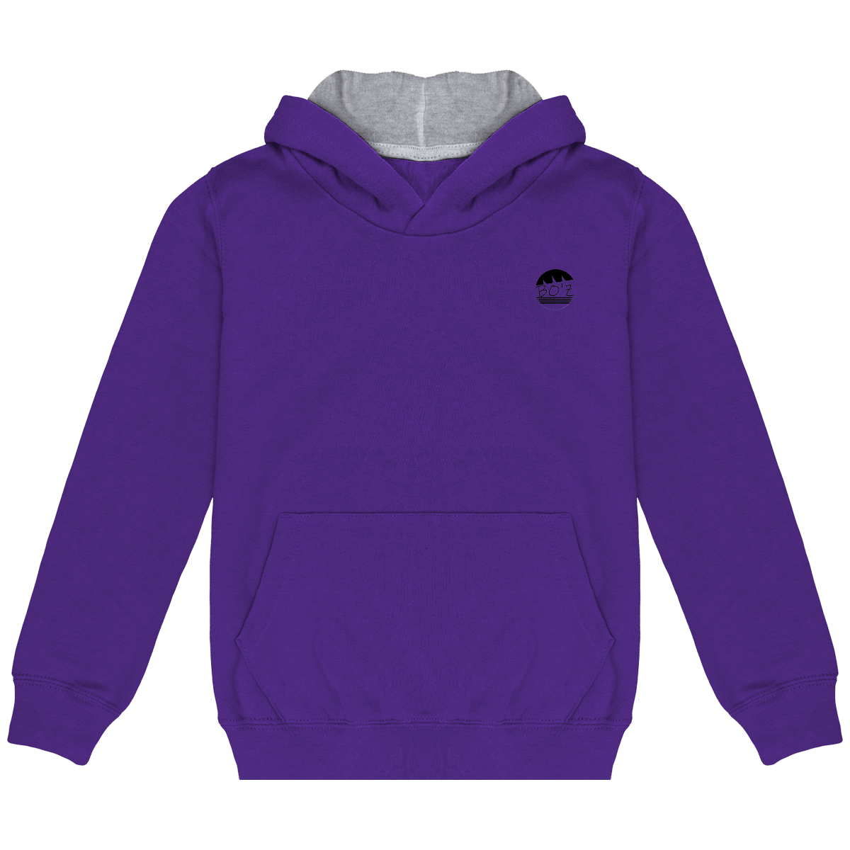 Sweat-Shirt Capuche Contrastée