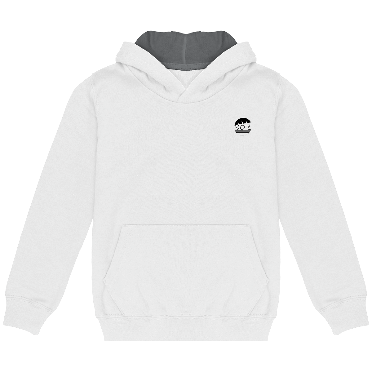 Sweat-Shirt Capuche Contrastée