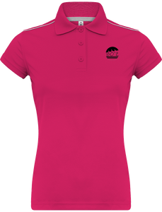 Polo femme Manches Courtes avec Galons