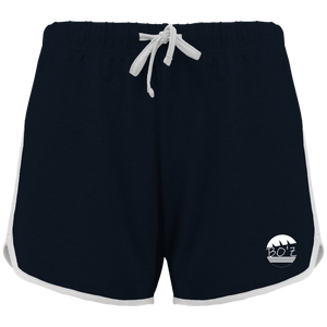 Short de Sport Femme contrasté