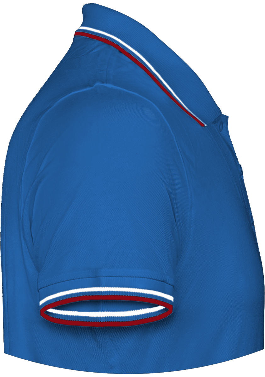 Polo Homme Maille Piquées 2 bandes
