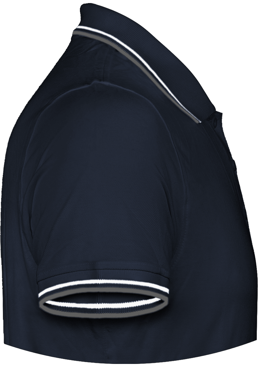 Polo Homme Maille Piquées 2 bandes