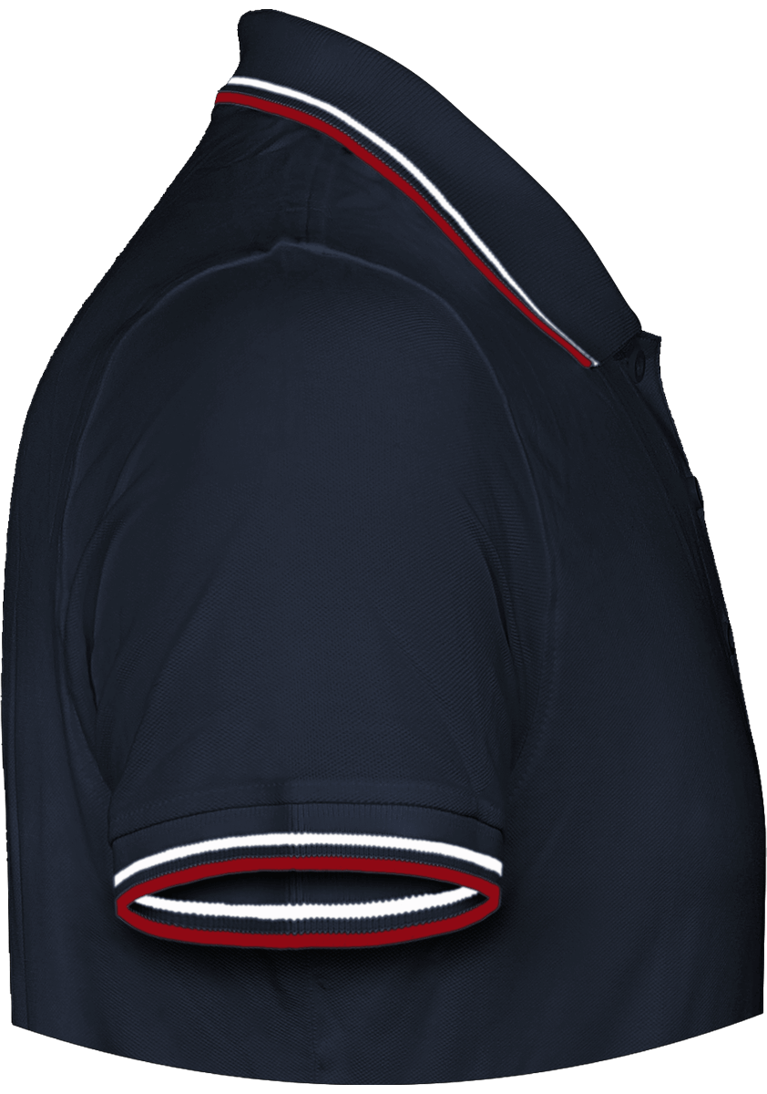 Polo Homme Maille Piquées 2 bandes
