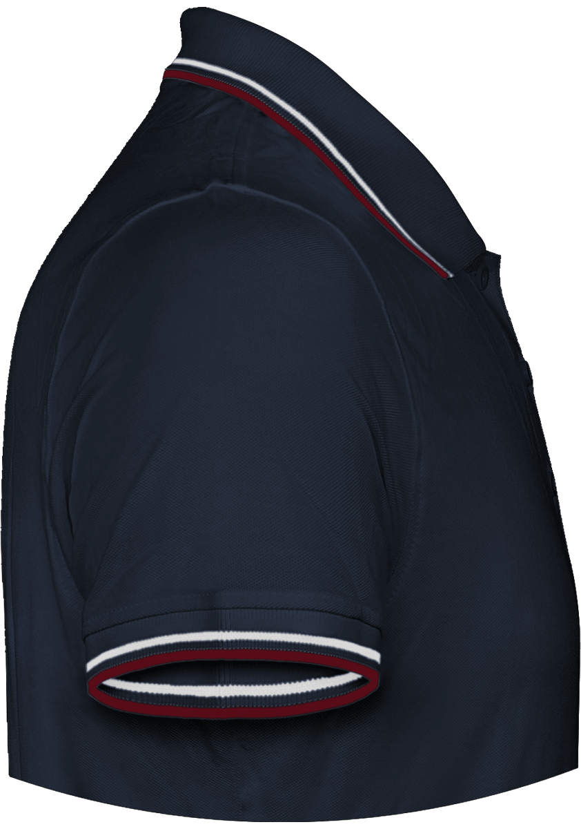 Polo Homme Maille Piquées 2 bandes