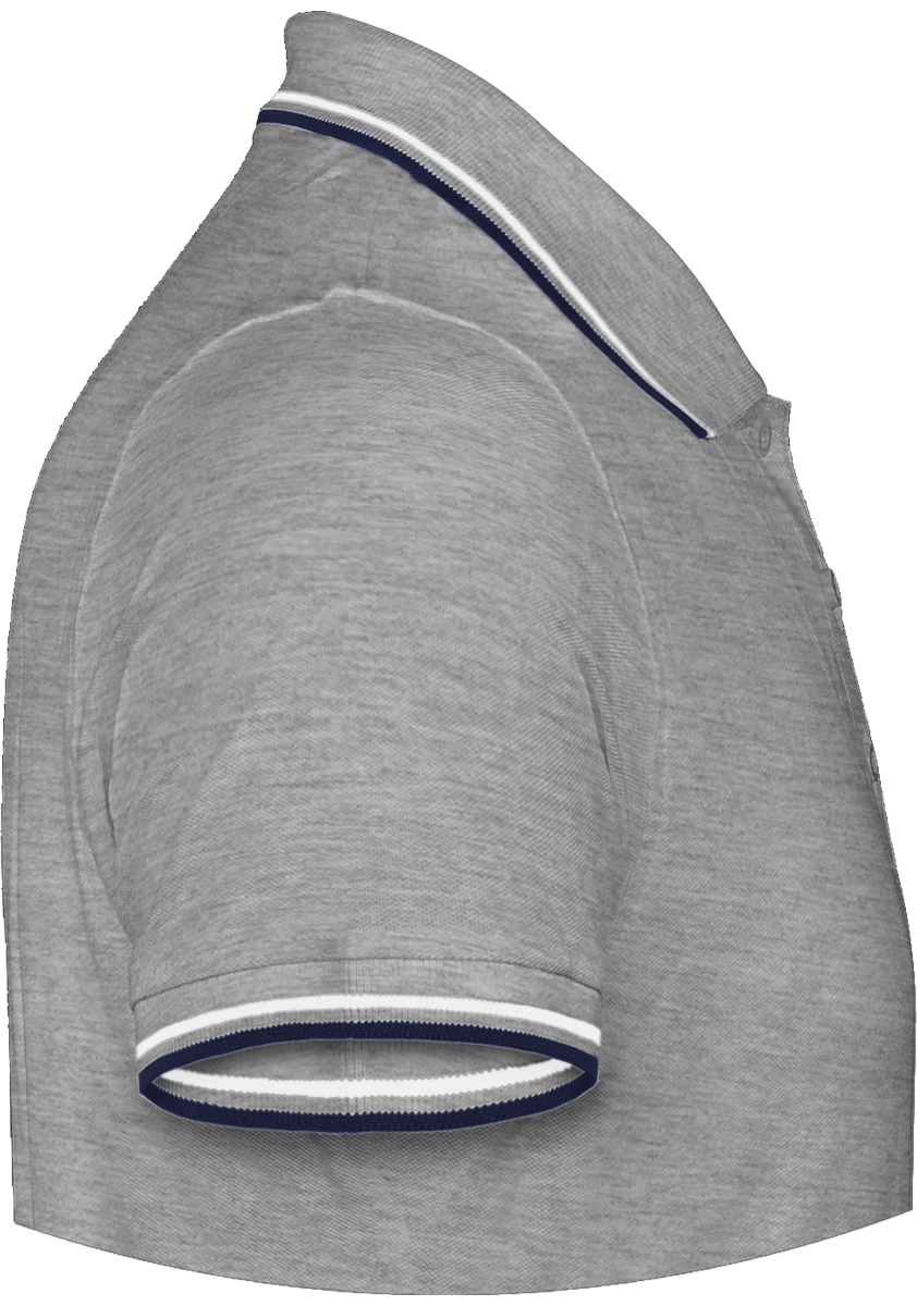 Polo Homme Maille Piquées 2 bandes