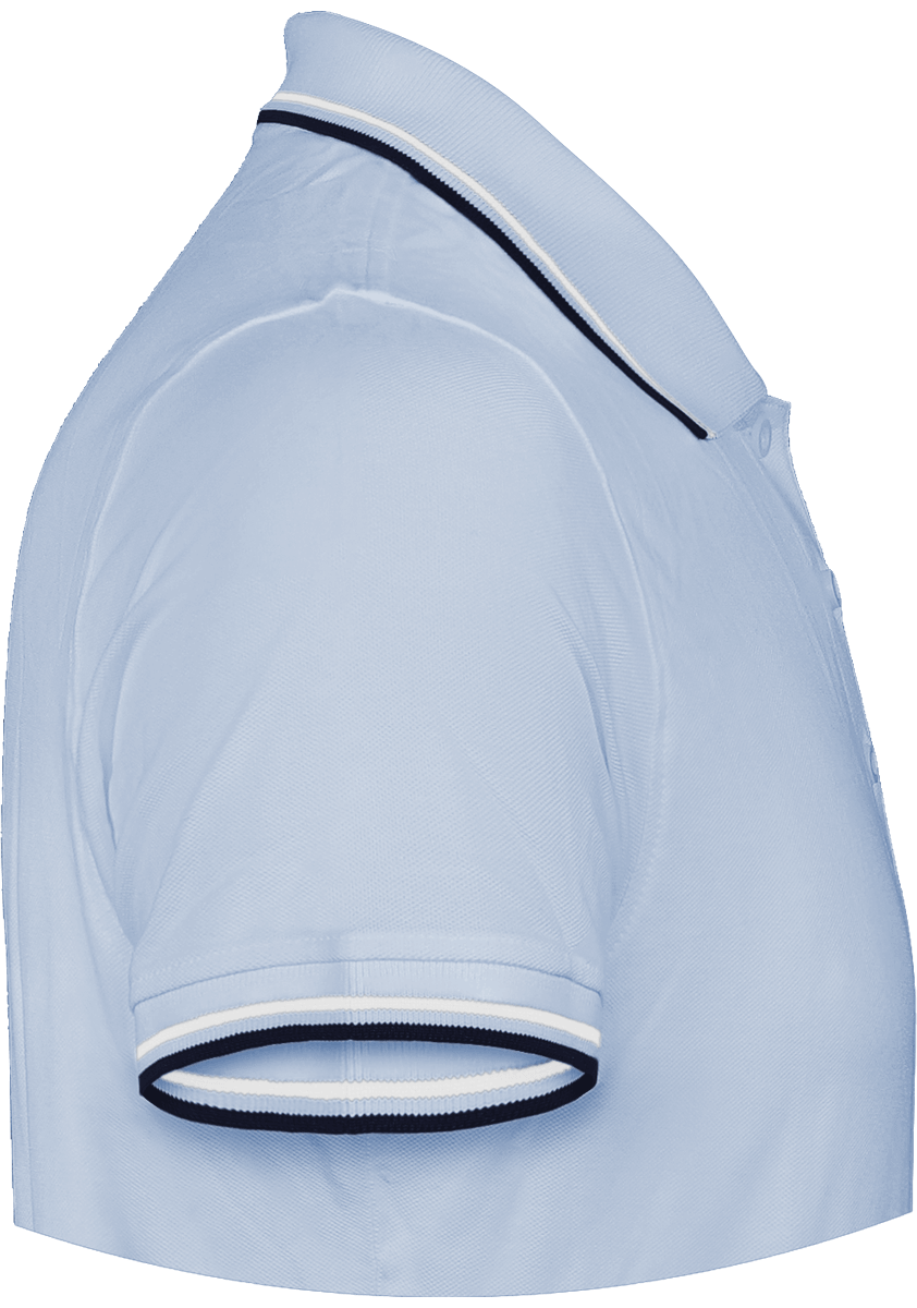 Polo Homme Maille Piquées 2 bandes