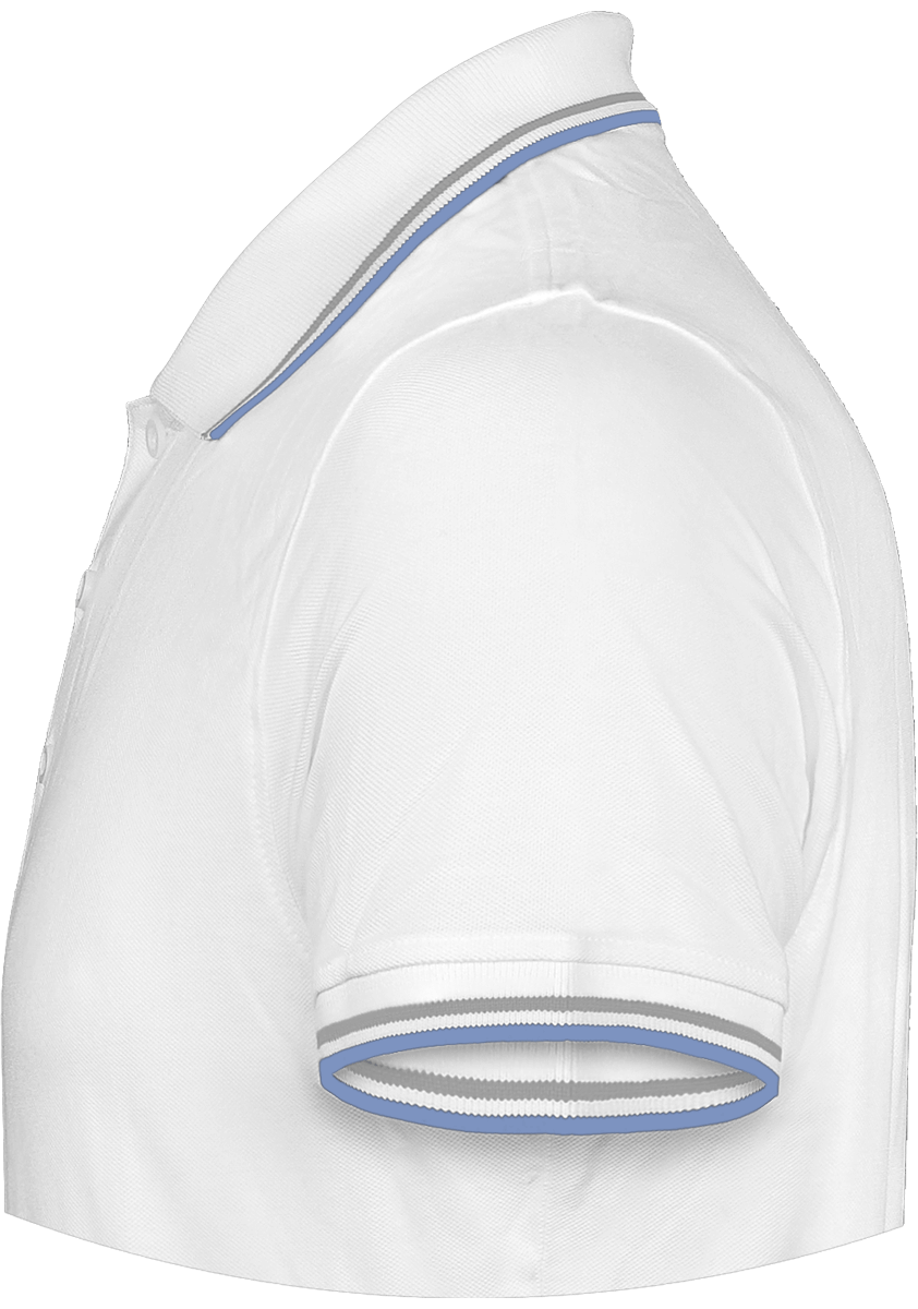 Polo Homme Maille Piquées 2 bandes