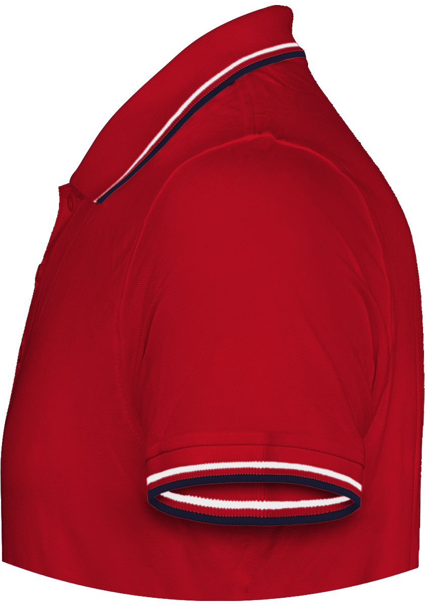 Polo Homme Maille Piquées 2 bandes