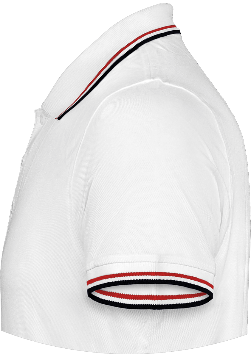 Polo Homme Maille Piquées 2 bandes