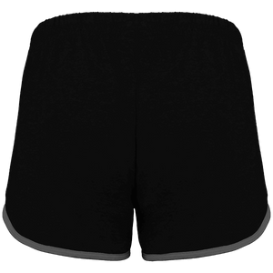 Short de Sport Femme contrasté