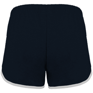 Short de Sport Femme contrasté