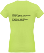Load image into Gallery viewer, T-shirt Femme 180g - &quot;Mamounette d&#39;amour&quot;
