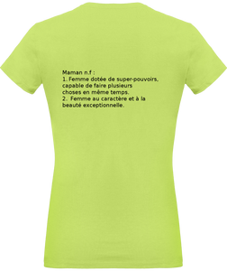 T-shirt Femme 180g - "Mamounette d'amour"