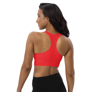 Brassière de sport longue - Alizarin