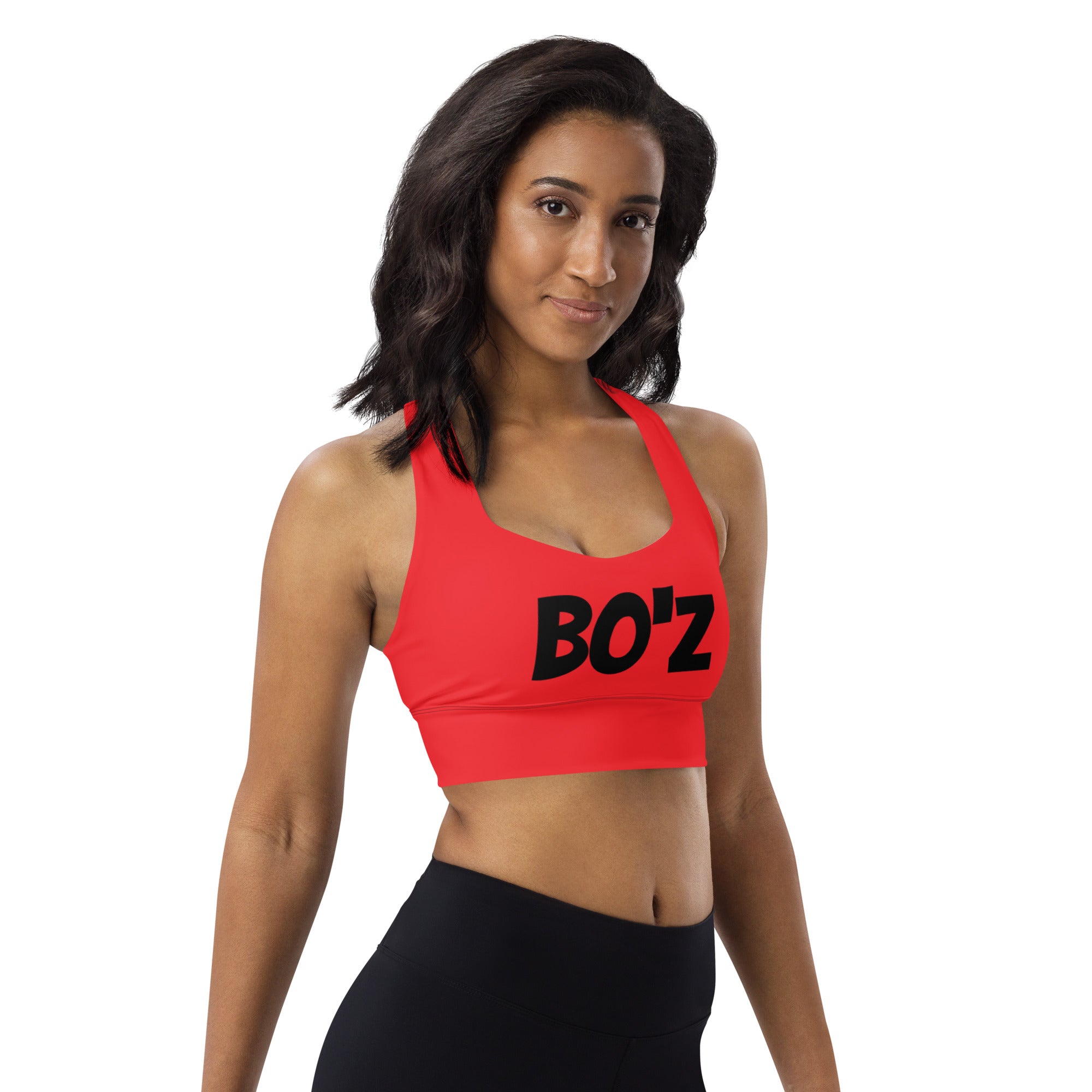 Brassière de sport longue - Alizarin