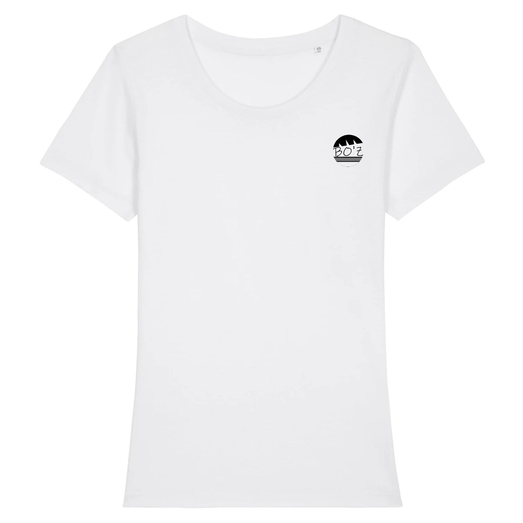 Tee shirt col rond blanc