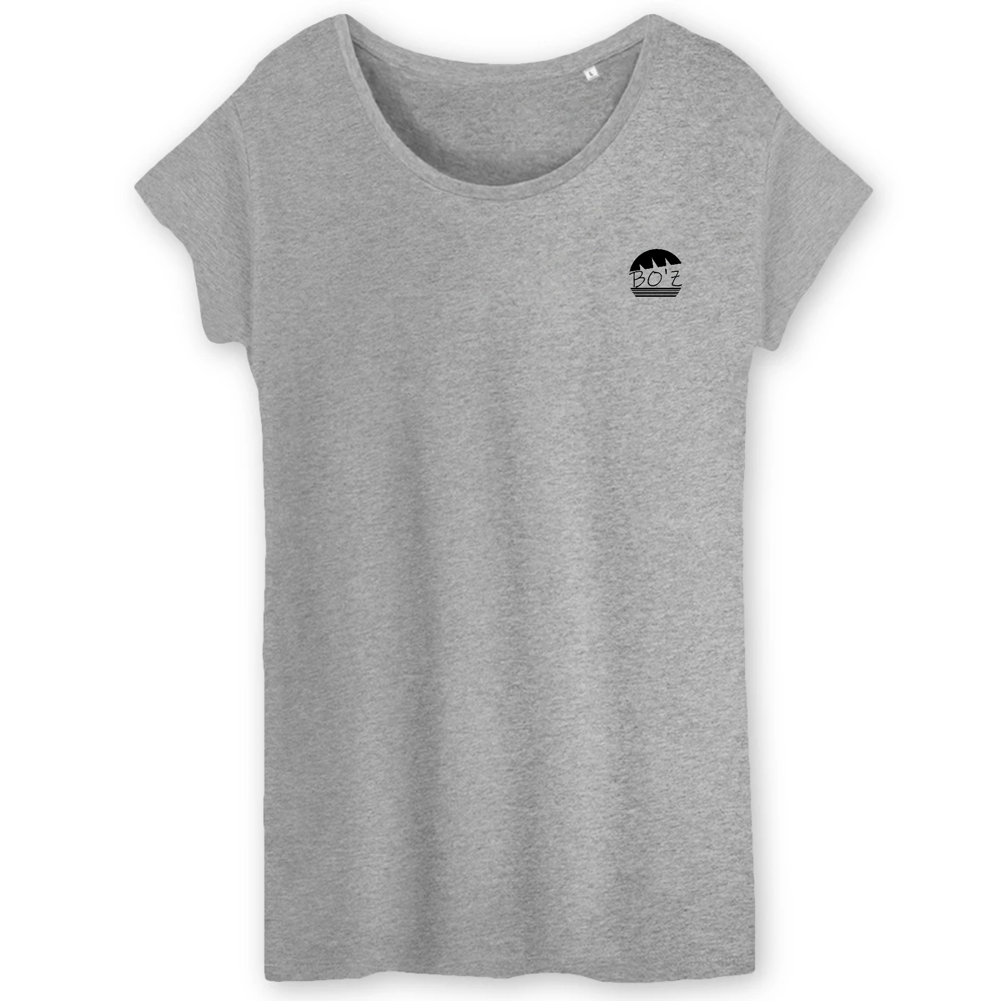 Tee shirt col rond gris