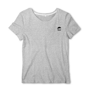 Tee shirt col rond gris