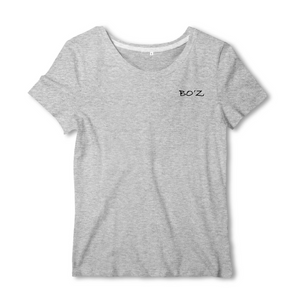 Tee shirt col rond gris