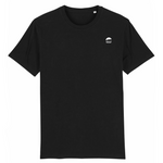 Charger l&#39;image dans la galerie, Tee shirt col rond noir/bleu marine

