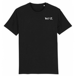 Load image into Gallery viewer, Tee shirt col rond noir/bleu marine
