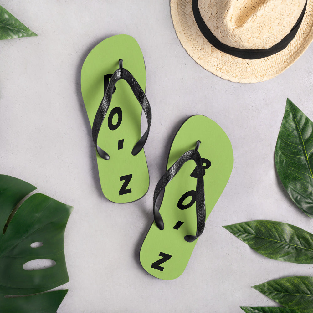 Tongs vert pomme